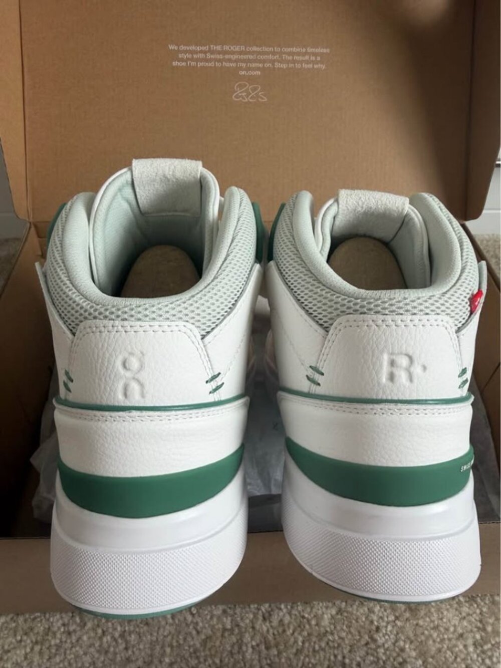 On Cloud - Running “The Roger Centre Court” (White/Green)